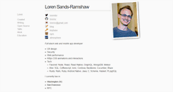 Desktop Screenshot of lorensr.me